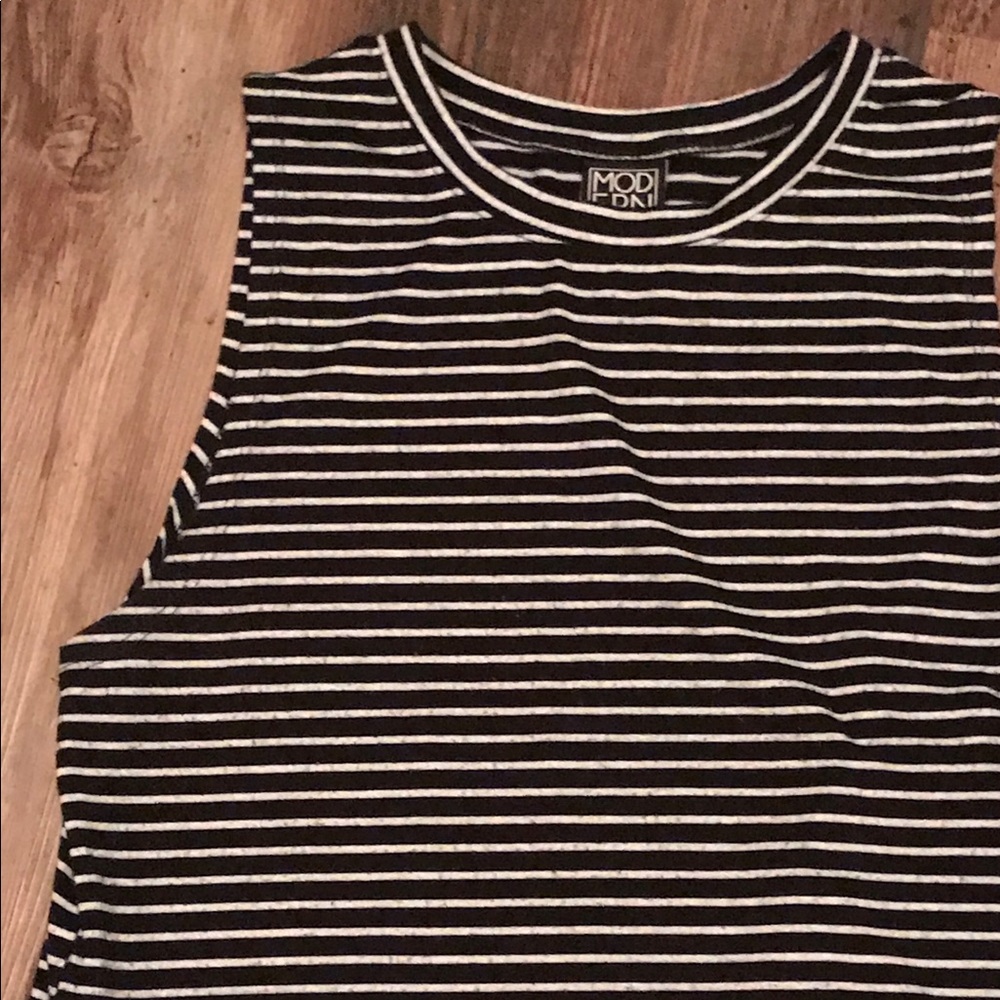 Black and White Tank